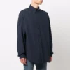 Camisa de manga comprida com botões e logótipo no colarinho «Navy» 671586TYB184100