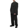 Camisa de manga comprida com botões e logótipo no colarinho «Preto» 671586TYB181000