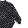 Camisa de manga comprida com estampado de logótipo «Preto» 671663TLLJ11070