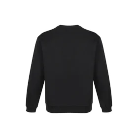 Camisa de manga comprida com gola redonda e padrão com logótipo da Balenciaga para homem, preta 583258TIV801000 Camisa de manga comprida com gola redonda e padrão com logótipo da Balenciaga para homem, preta 583258TIV801000