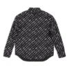 Camisa de manga comprida com logótipos por toda a peça «Preto» 662983TNLL11070