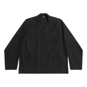 Camisa de manga comprida, corte médio «Black» 658844TEM161000