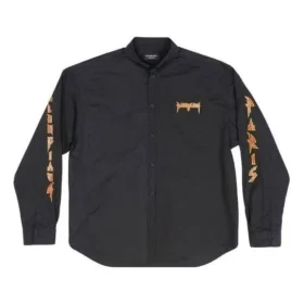 Camisa de manga comprida do Metallica, corte oversized, «Preto Laranja» 699053TYB181000