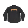 Camisa de manga comprida do Metallica, corte oversized, «Preto Laranja» 699053TYB181000