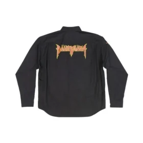 Camisa de manga comprida do Metallica, corte oversized, «Preto Laranja» 699053TYB181000