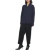 Camisa de manga comprida e corte largo «Azul» 658956TLM164100
