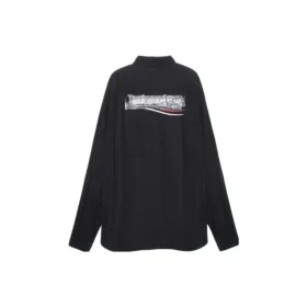 Camisa de manga comprida Gaffer, corte largo «Black» 719874TYB181000
