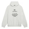 Camisa de manga comprida masculina Balenciaga FW21 «Hi My Name Is» com padrão alfabético, branca, 651799TKVF29081