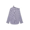 Camisa de manga comprida às riscas FW21, azul-escuro 663034TIM368502