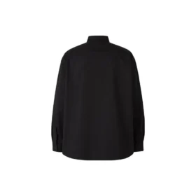 Camisa de manga comprida Uniform, corte largo, «Preto» 623750TIM391000