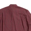 Camisa de manga comprida xadrez, corte largo «Vermelho» 658929TKM386167