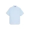 Camisa de manga curta «Azul claro» 584019TFO024850