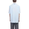 Camisa de manga curta «Azul claro» 584019TFO024850