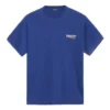 Camisa de manga curta Balenciaga para homem, com estampado da Political Campaign, azul-real 508203TAV444540