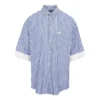 Camisa de manga curta com camadas BB Icon «Azul Branco» 699195TMM234640