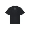 Camisa de manga curta com gola redonda Balenciaga FW21 Couture Alphabet para homem, preta 651795TJV901070
