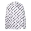 Camisa de manga curta com logótipo rabiscado, corte largo «Branco» 662983TLLJ49040