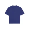 Camisa de manga curta em malha retro Balenciaga FW21 para homem, azul-marinho 612966TKVD33967