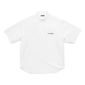 Camisa de manga curta em popeline «Branco» 751920TNM609000
