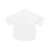 Camisa de manga curta em popeline «Branco» 751920TNM609000