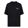 Camisa de manga curta larga com logótipo para homem, coleção SS20, preta 620969TIV521070