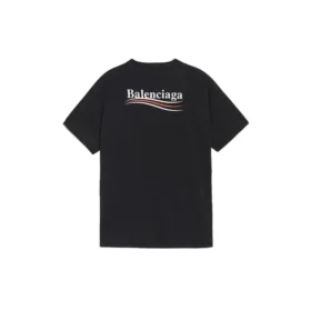 Camisa de manga curta larga com logótipo para homem, coleção SS20, preta 620969TIV521070 Camisa de manga curta larga com logótipo para homem, coleção SS20, preta 620969TIV521070