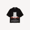 Camisa de manga curta «The Door Bowling» para homem, em preto