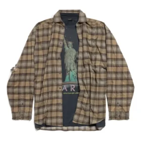 Camisa em camadas Paris Liberty Oversized «Verde-escuro» 794656TQM202880