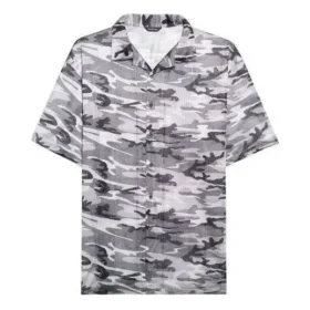 Camisa em malha camuflada «Cinza» 647651TJLC51240