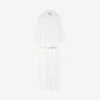Camisa feminina com cauda em branco