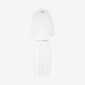 Camisa feminina com cauda em branco