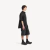 Camisa híbrida de Denim de manga curta «The Door» para homem, em preto