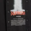 Camisa híbrida de Denim de manga curta «The Door» para homem, em preto