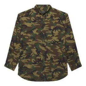 Camisa justa com padrão de camuflagem «Green» 659027TKL142840