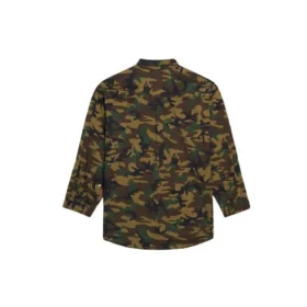 Camisa justa com padrão de camuflagem «Green» 659027TKL142840