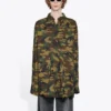Camisa justa com padrão de camuflagem «Green» 659027TKL142840