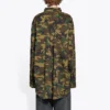 Camisa justa com padrão de camuflagem «Green» 659027TKL142840