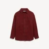Camisa larga para homem em vermelho