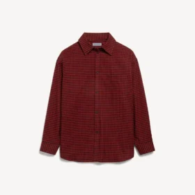 Camisa larga para homem em vermelho