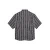 Camisa às riscas «Balenciaga Jeans» «Cinza Preto» 647354TKL321269