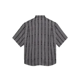 Camisa às riscas «Balenciaga Jeans» «Cinza Preto» 647354TKL321269