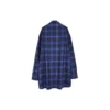 Camisa xadrez em sarja de algodão «Azul» 625548T1M194450