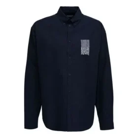 Camiseta com logótipo de código de barras «Navy» 662982TKM028065