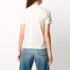 Camiseta com logótipo e gola redonda cinzenta/branca 612964TJVD99054