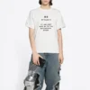 Camiseta com logótipo FW21 Branca 661705TKVF19081