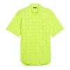 Camiseta com logótipo por toda a peça «Amarelo néon» 534332TILX67110