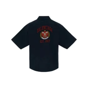 Camiseta com logótipo universitário «Est. 1917» «Azul escuro» 675643TYB184100