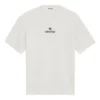Camiseta de gola redonda com logótipo do patrocinador Branca 612965TJVD99054