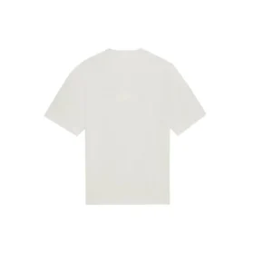 Camiseta de gola redonda com logótipo do patrocinador Branca 612965TJVD99054 Camiseta de gola redonda com logótipo do patrocinador Branca 612965TJVD99054