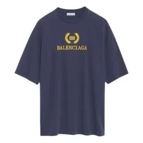 Camiseta de manga curta com letras impressas, azul-marinho 492258TAV044128 Camiseta de manga curta com letras impressas, azul-marinho 492258TAV044128